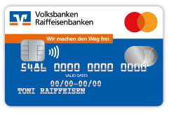 Online-Konto Kreditkartenabbildung